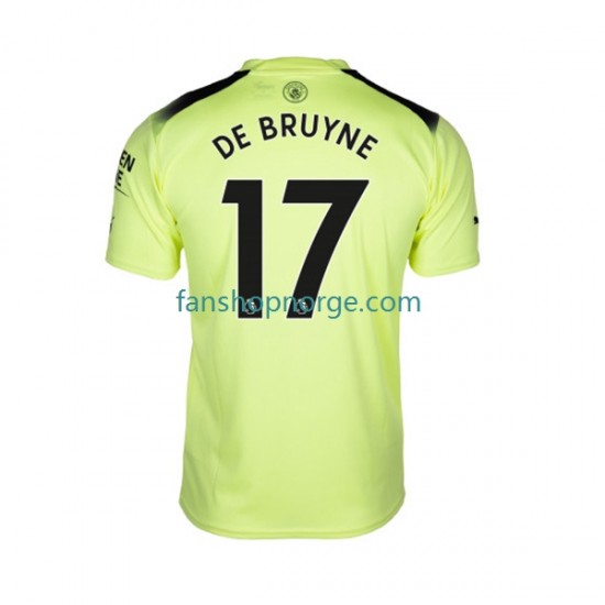 Billige Fotballdrakter Manchester City De Bruyne 17 Herre Tredjedrakt 2022-2023 Kortermet