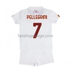 Billige Fotballdrakter Roma Lorenzo Pellegrini 7 Barn Bortedrakt 2022-2023 Kortermet