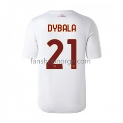 Billige Fotballdrakter Roma Paulo Dybala 21 Herre Bortedrakt 2022-2023 Kortermet