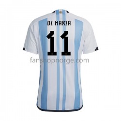 Billige Fotballdrakter Argentina Di Maria 11 Herre Hjemmedrakt World Cup 2022 Kortermet
