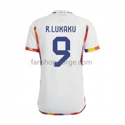 Billige Fotballdrakter Belgia Lukaku 9 Herre Bortedrakt World Cup 2022 Kortermet