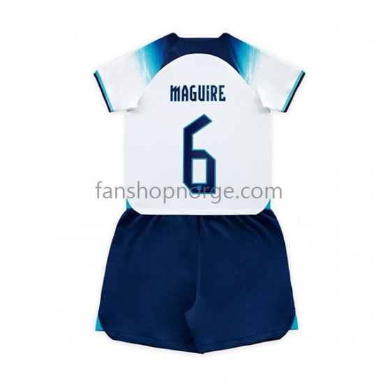 Billige Fotballdrakter England Maguire 6 Barn Hjemmedrakt World Cup 2022 Kortermet