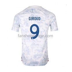 Billige Fotballdrakter Frankrike Olivier Giroud 9 Herre Bortedrakt World Cup 2022 Kortermet