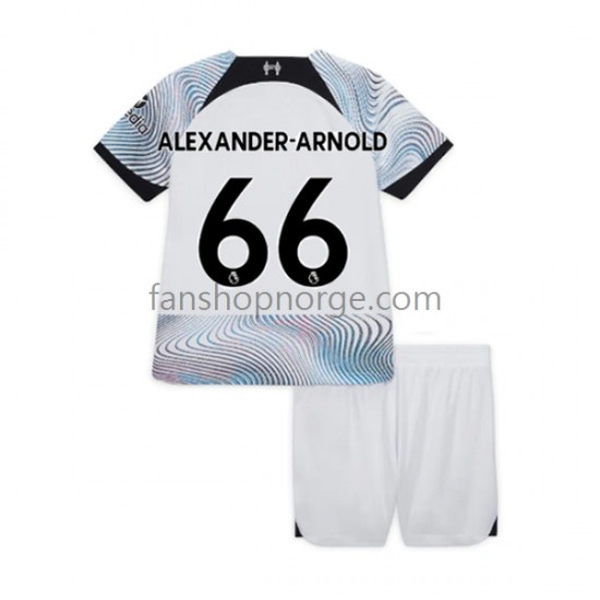Billige Fotballdrakter Liverpool Alexander-Arnold 66 Barn Bortedrakt 2022-2023 Kortermet