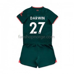 Billige Fotballdrakter Liverpool Darwin Nunez 27 Barn Tredjedrakt 2022-2023 Kortermet