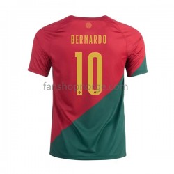 Billige Fotballdrakter Portugal Bernardo 10 Herre Hjemmedrakt World Cup 2022 Kortermet