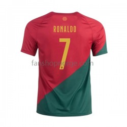 Billige Fotballdrakter Portugal Ronaldo 7 Herre Hjemmedrakt World Cup 2022 Kortermet