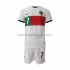 Billige Fotballdrakter Portugal Ronaldo 7 Barn Bortedrakt World Cup 2022 Kortermet