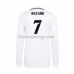 Billige Fotballdrakter Real Madrid Eden Hazard 7 Herre Hjemmedrakt 2022-2023 Langermet