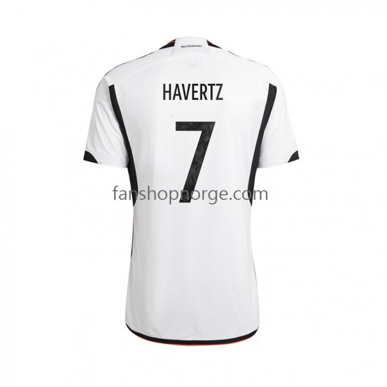 Billige Fotballdrakter Tyskland Havertz 7 Herre Hjemmedrakt World Cup 2022 Kortermet