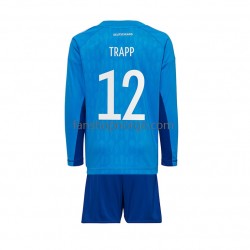 Billige Fotballdrakter Tyskland TRAPP 12 Keeper Barn Hjemmedrakt World Cup 2022 Langermet