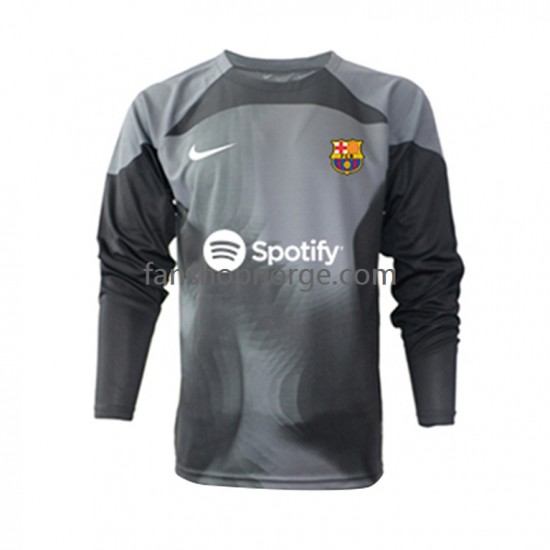 Billige Fotballdrakter FC Barcelona Keeper Herre Bortedrakt 2022-2023 Langermet