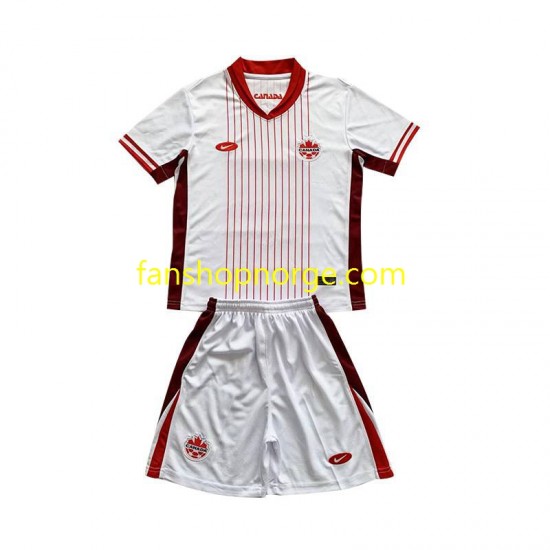 Billige Fotballdrakter Canada Barn Bortedrakt 2024 Kortermet