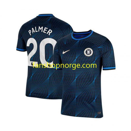 Billige Fotballdrakter Chelsea Cole Palmer 20 Herre Bortedrakt 2023-2024 Kortermet