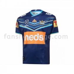 Billige Fotballdrakter Gold Coast Titans Rugby Hjemmedrakt 2020 Kortermet
