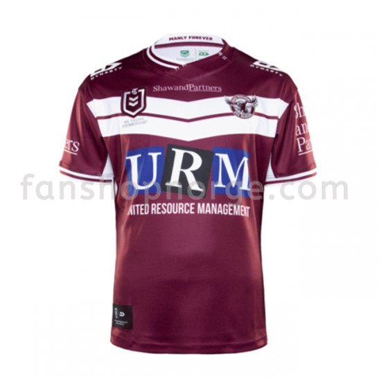 Billige Fotballdrakter Manly Warringah Sea Eagles Rugby Hjemmedrakt 2021 Kortermet