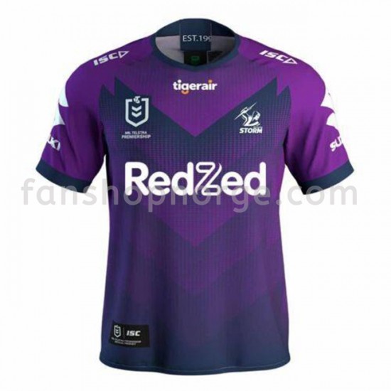 Billige Fotballdrakter Melbourne Storm Rugby Hjemmedrakt 2020 Kortermet
