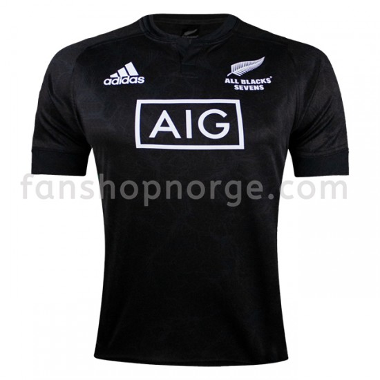Billige Fotballdrakter New Zealand 7S Rugby Hjemmedrakt 2020-2021 Kortermet