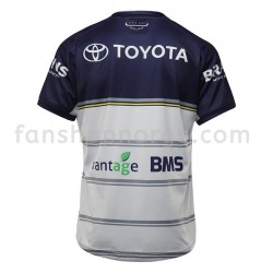 Billige Fotballdrakter North Queensland Cowboys Rugby Bortedrakt 2021 Kortermet