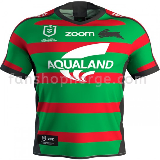 Billige Fotballdrakter South Sydney Rabbitohs Rugby Hjemmedrakt 2020 Kortermet